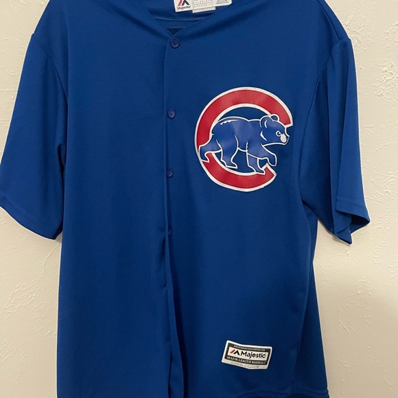 Majestic Other - Chicago Cubs Kris Bryant #17 Majestic Cool Base Men’s Large MLB Jersey Blue
